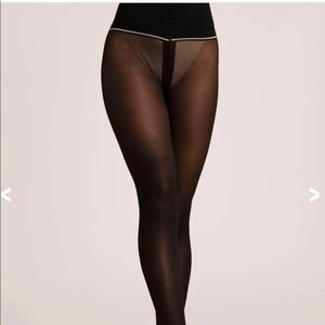 NWT- Sheertex Classic Black Sheer Tights